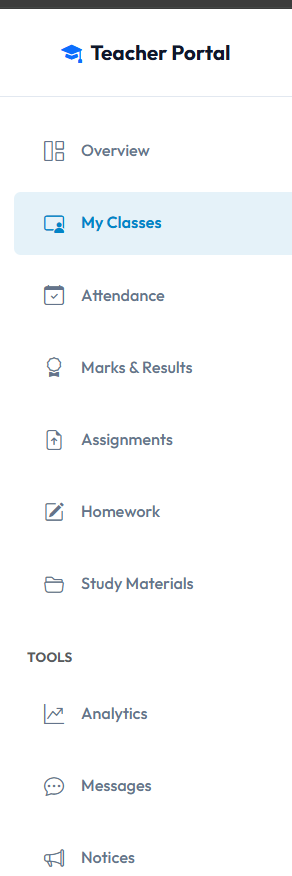 Teacher Portal Assignment Feature